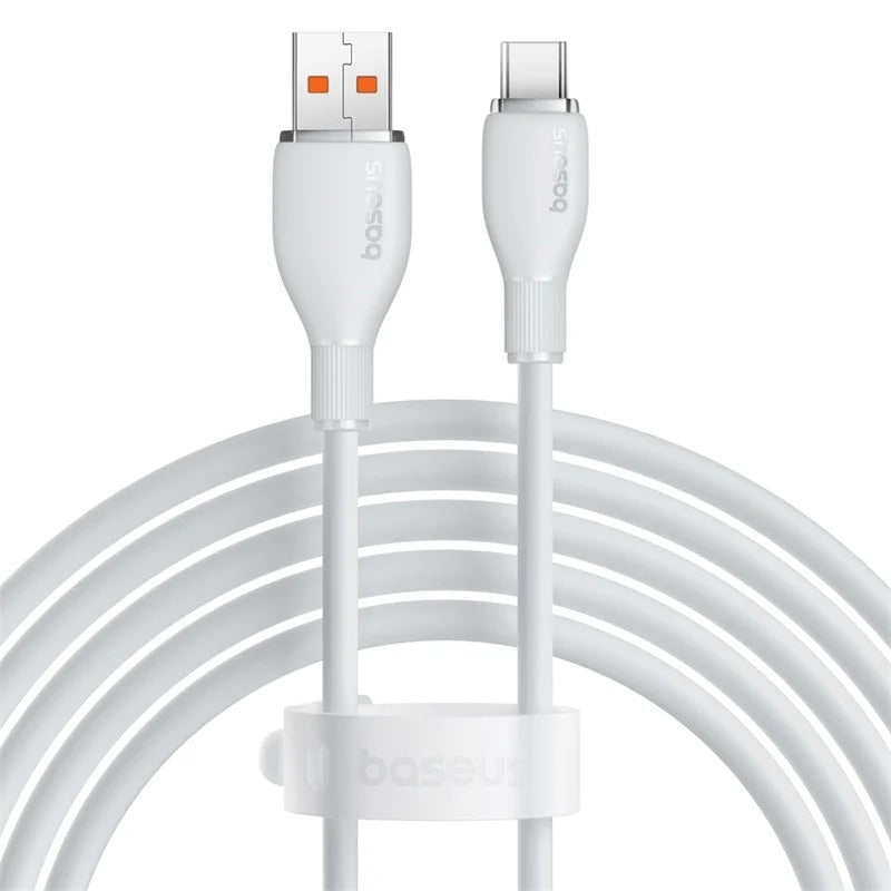 Baseus Pudding USB-A to Type-C 100W PD Hızlı Şarj Kablosu 1.2 Metre