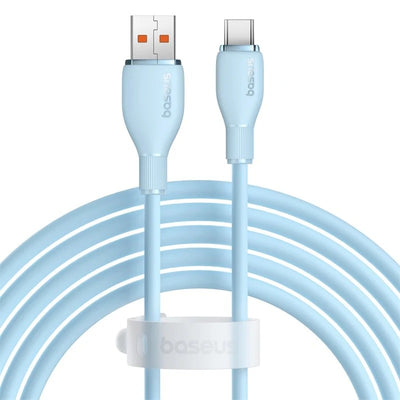 Baseus Pudding USB-A to Type-C 100W PD Hızlı Şarj Kablosu 1.2 Metre
