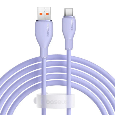 Baseus Pudding USB-A to Type-C 100W PD Hızlı Şarj Kablosu 1.2 Metre