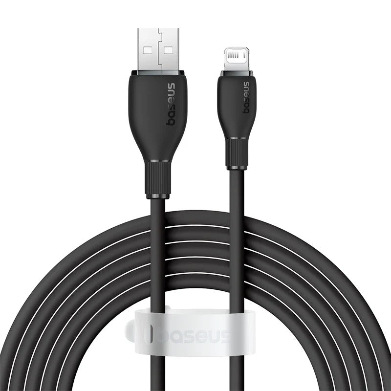 Baseus Pudding USB-A to Lightning 2.4A Hızlı Şarj ve Data Kablosu 1.2 Metre