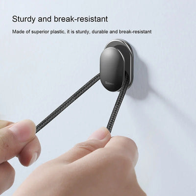 Baseus Small Shell Araç İçi Yapışkanlı Askı Kancası – 4'lü Set
