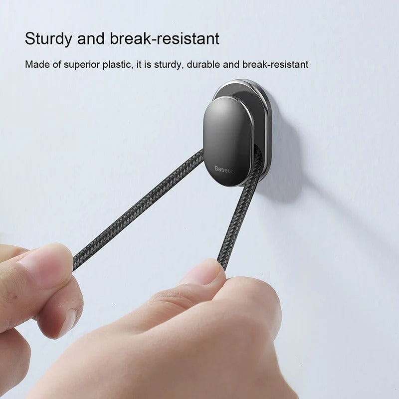 Baseus Small Shell Araç İçi Yapışkanlı Askı Kancası – 4'lü Set