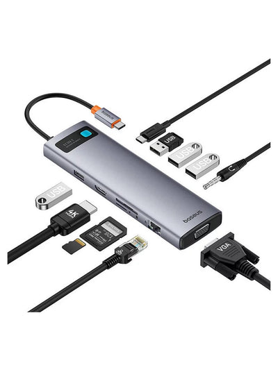 Baseus Starjoy 11 In 1 Type-C Çoklayıcı Hub Hdmı, Vga, Usb,