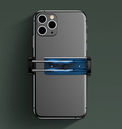 Baseus Steel Cannon Araç İçi Telefon Tutucu – Havalandırma Izgarası, 360° Döner – Siyah