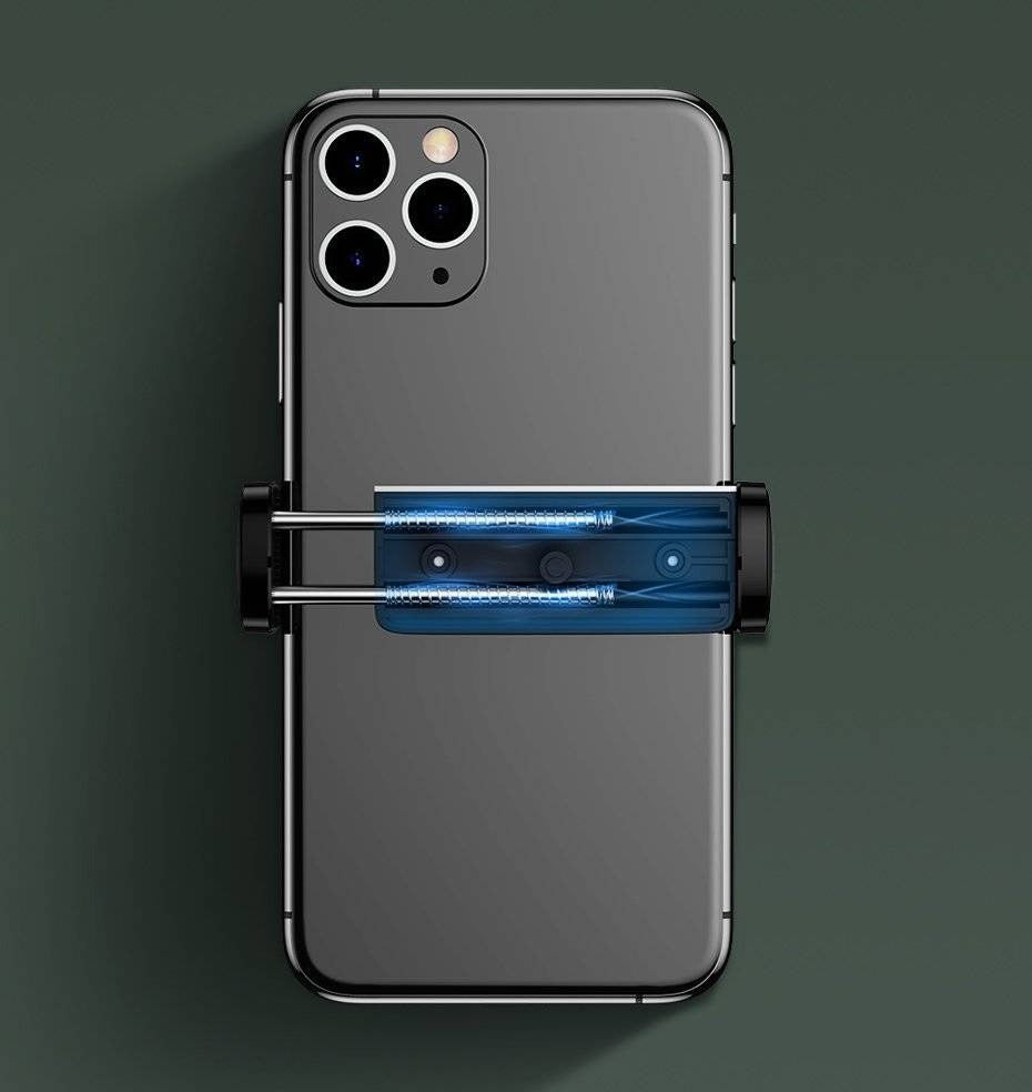 Baseus Steel Cannon Araç İçi Telefon Tutucu – Havalandırma Izgarası, 360° Döner – Siyah