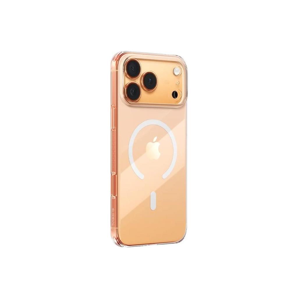 Crystal Ince Manyetik Lens Korumalı iPhone 17 Pro Max Telefon Kılıfı - Şeffaf