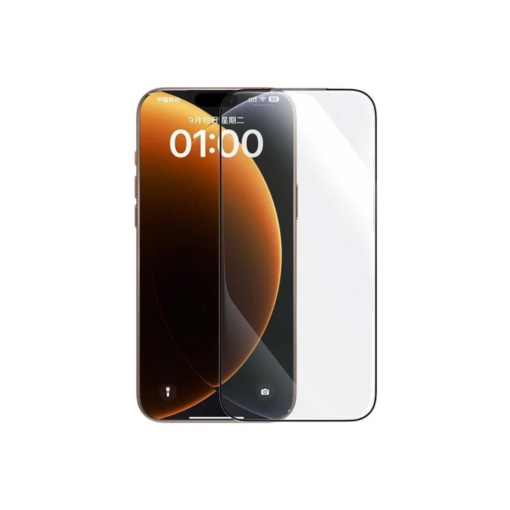 Baseus Crystalline Hd Iphone 17 Pro Temperli Cam Ekran Koruyucu