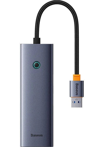 Baseus UltraJoy 4-in-1 USB-A Hub – 3x USB 3.0, Gigabit Ethernet RJ45, 5Gbps