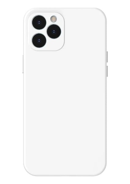Baseus Liquid Silica Gel iPhone 12 Pro Max 6.7" Ultra Koruma Silikon Kılıf – Kırmızı