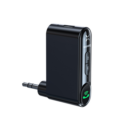 Baseus Bluetooth 5.0 Araç Kiti - 3.5 mm Aux Adaptörü BSBA-02