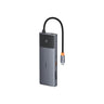 Baseus Metal Gleam Series II 10-in-1 USB-C Hub – Çift HDMI 4K, 100W PD, 10Gbps, Gigabit Ethernet