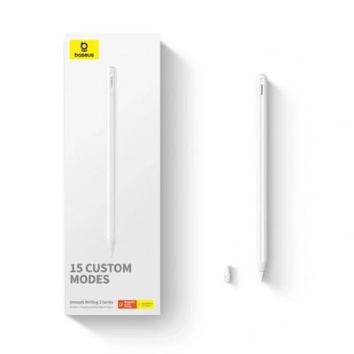 Baseus Smooth Writing 2 iPad Uyumlu Kablosuz Şarjlı Stylus Kalem – Eğim Algılama, 15 Özelleştirilebilir İşlev, 130mAh