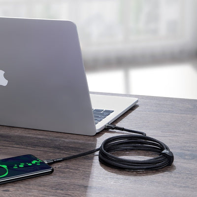 Baseus Cafule Type-C to Type-C 100W PD Hızlı Şarj Kablosu 2M – 5A, 480Mbps, Siyah