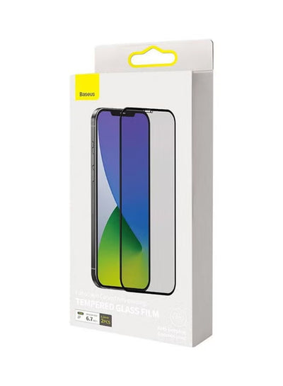 Baseus iPhone 12 Pro Max Gizlilik Ekran Koruyucu 2 Adet Full Screen Curved Anti-Peeping Tempered Glass