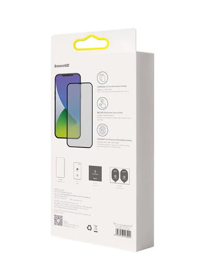 Baseus iPhone 12 Pro Max Gizlilik Ekran Koruyucu 2 Adet Full Screen Curved Anti-Peeping Tempered Glass