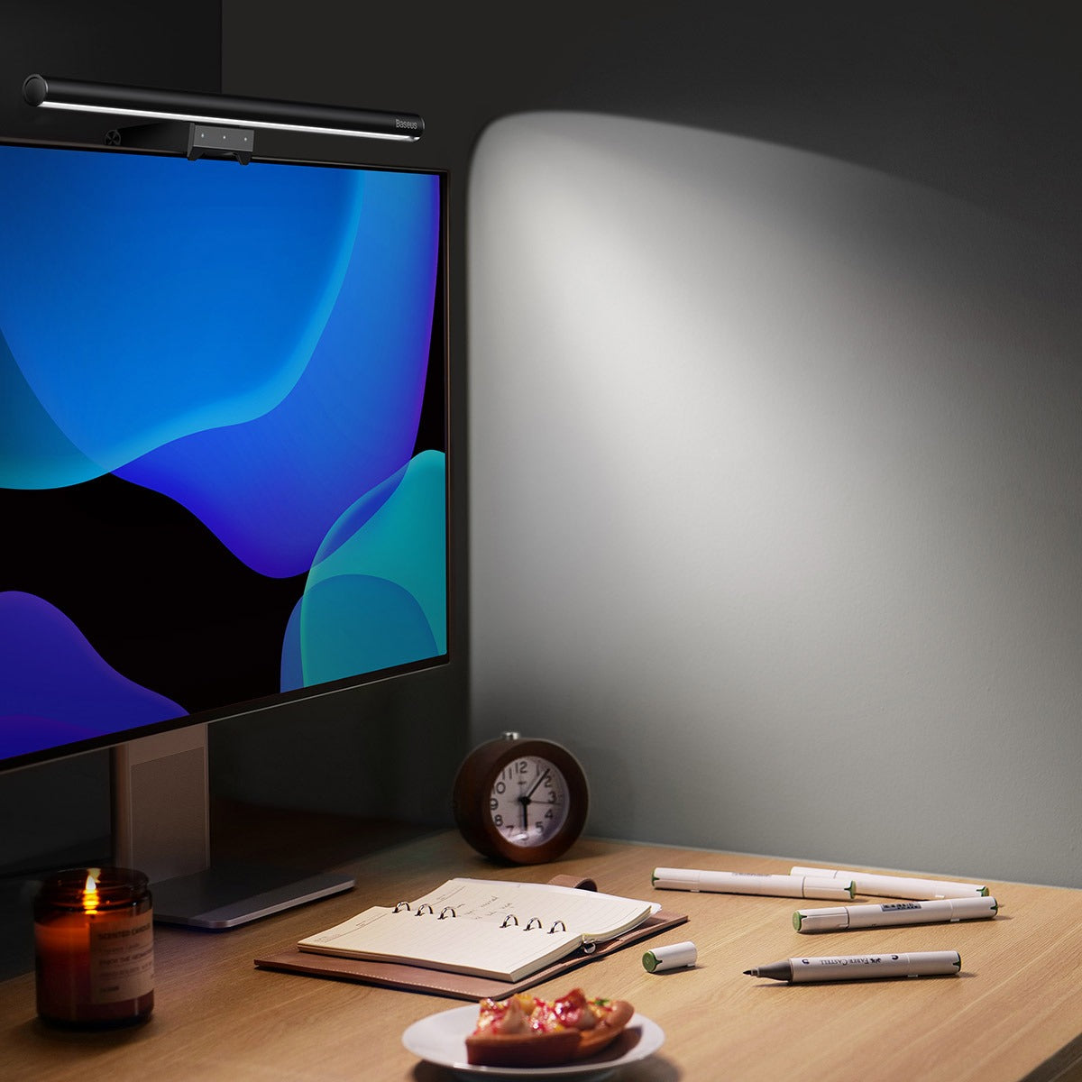 Baseus i-Wok 2 USB Asimetrik Masa Lambası – Göz Koruma LED, Monitör Aydınlatma