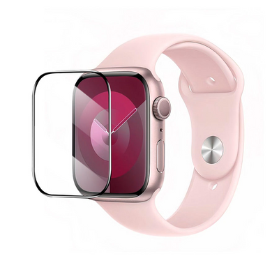 Baseus NanoCrystal Apple Watch Series 7 / 8 / 9 41mm - 45mm Tam Kaplama Ekran Koruyucu Film