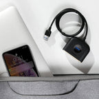 Baseus Square Round 4-in-1 USB Hub – 1x USB 3.0 + 3x USB 2.0, 5Gbps, 1 Metre