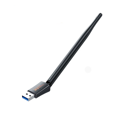 Toocki 600Mbps Dual Band USB Wi-Fi Adaptörü – Wi-Fi 5, 2.4GHz + 5GHz, Harici Anten