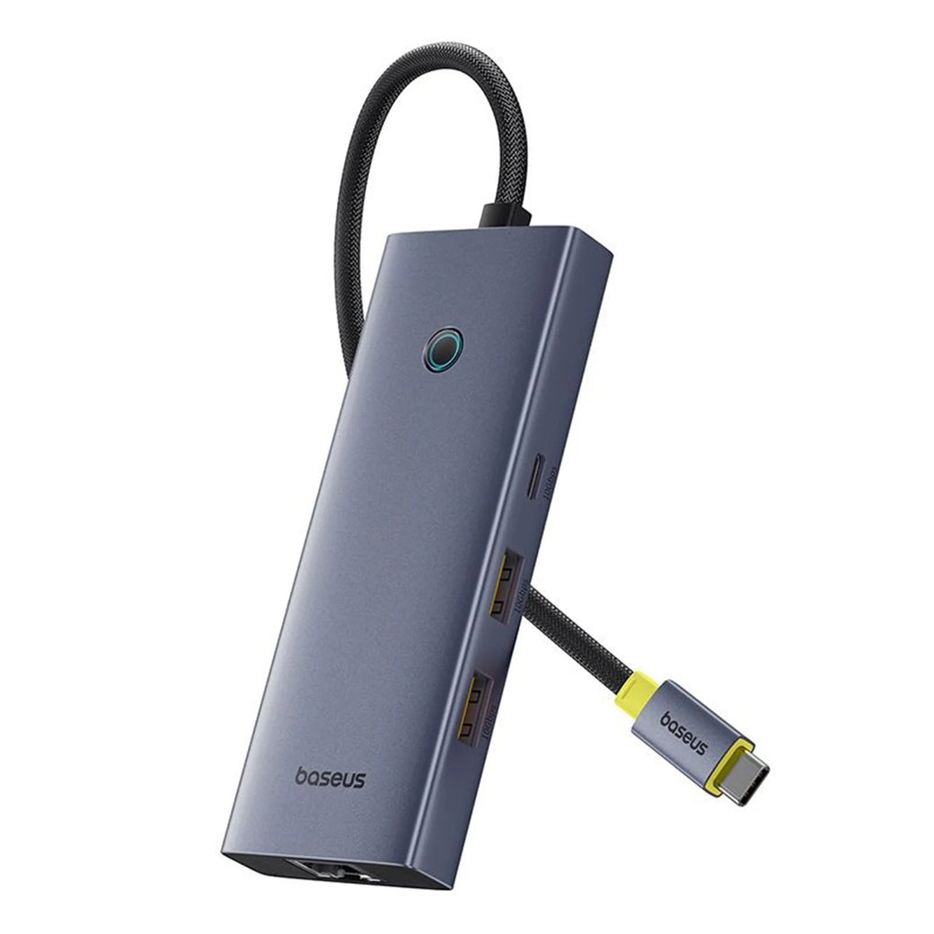 Baseus UltraJoy 7-in-1 USB-C Hub – 4K 60Hz HDMI, 100W PD, 10Gbps, Gigabit Ethernet