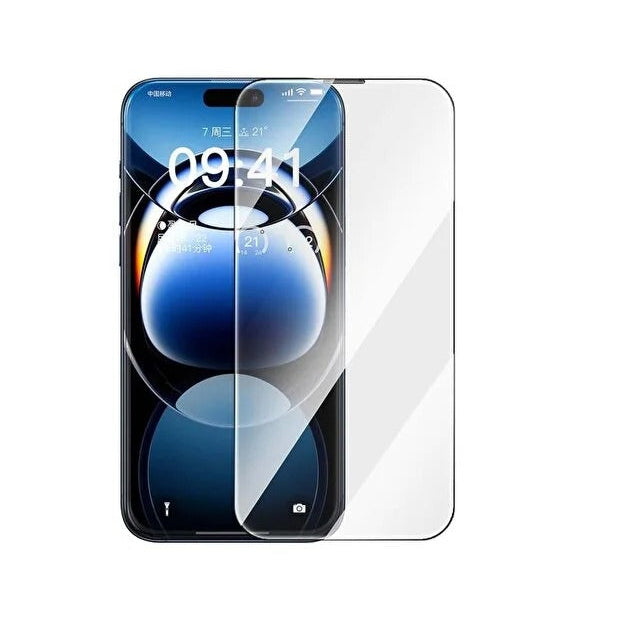 Baseus Corning Series iPhone 16 Pro Max Tam Kaplayan HD Temperli Cam Ekran Koruyucu