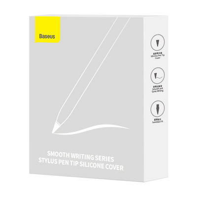 Baseus Smooth Writing Apple Pencil ve Stylus Uyumlu Silikon Kalem Ucu Koruyucu – 12’li Set