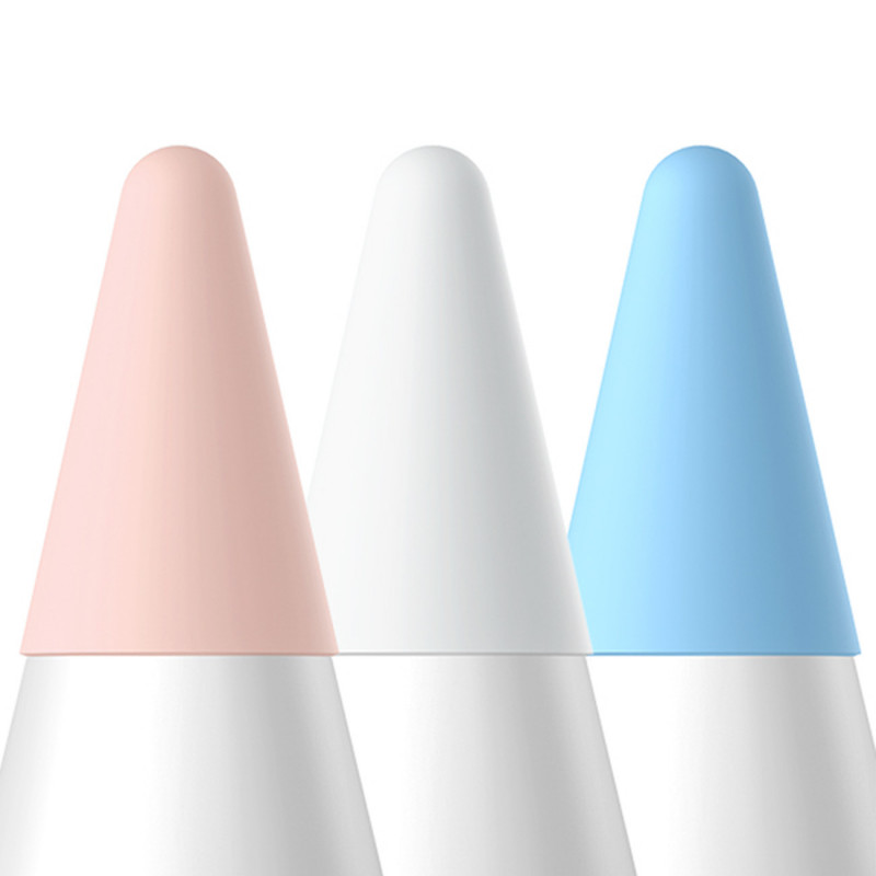 Baseus Smooth Writing Apple Pencil ve Stylus Uyumlu Silikon Kalem Ucu Koruyucu – 12’li Set