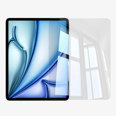 Baseus Crystalline Series HD iPad Air 11″ M2/M3 2024-2025 Temperli Cam Ekran Koruyucu ve Kolay Kurulum Aparatı