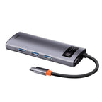 Baseus StarJoy 5-in-1 USB-C Hub Adaptör – 3x USB 3.0, 4K HDMI, 100W PD