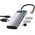 Baseus StarJoy 5-in-1 USB-C Hub Adaptör – 3x USB 3.0, 4K HDMI, 100W PD