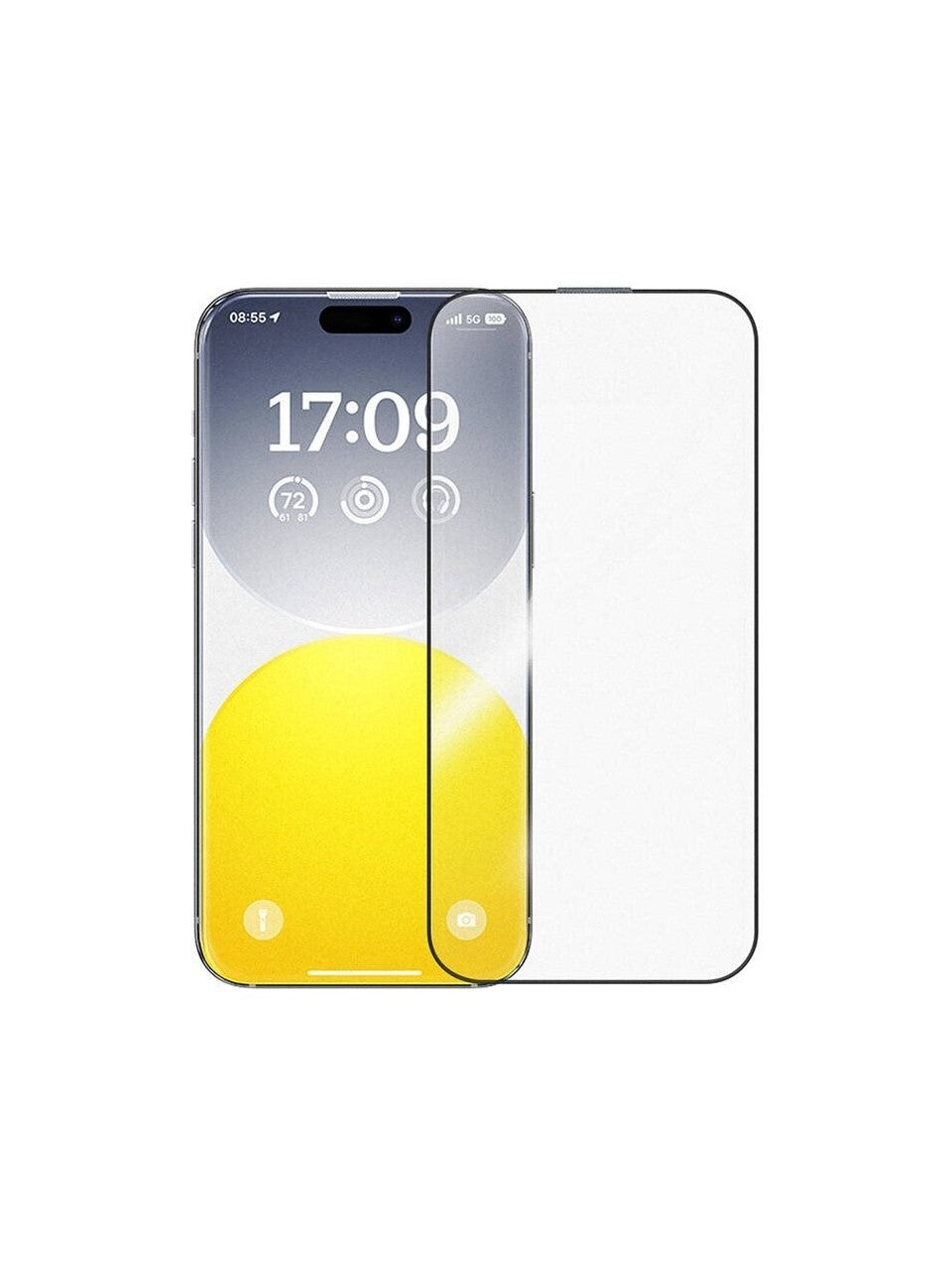 Baseus iPhone 15 Pro Mat Kaplamalı Parmak Izi Bırakmayan Hd