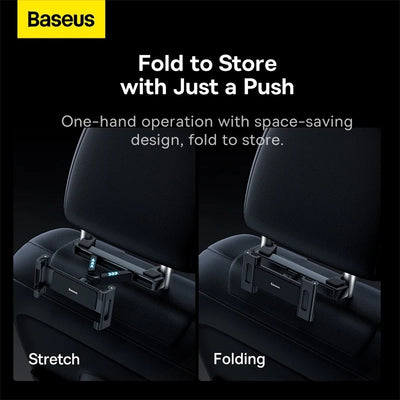 Baseus JoyRide Pro Araç Arka Koltuk Telefon ve Tablet Tutucu – 4.7-12.3 İnç, 360° Döner