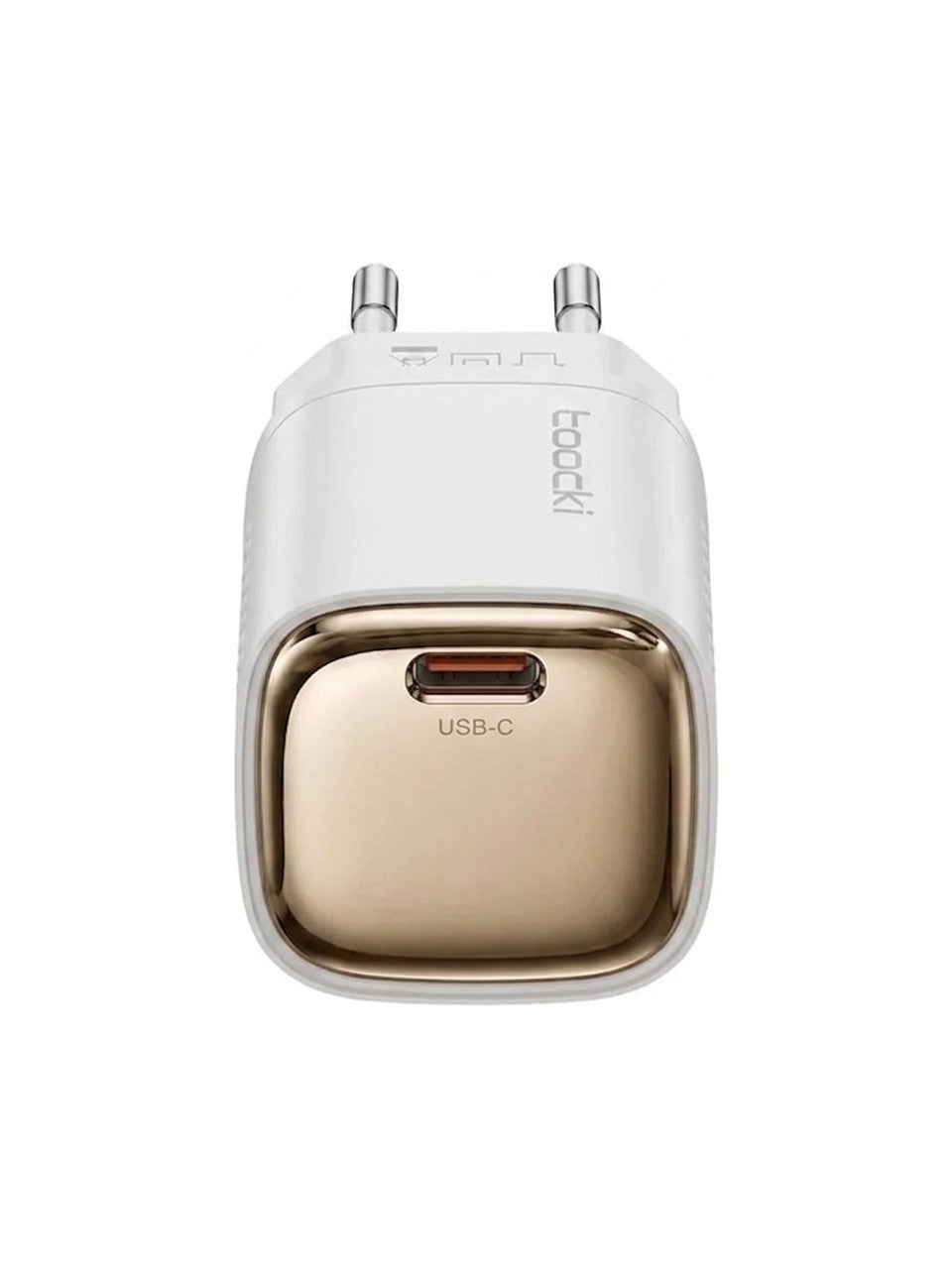 Toocki 20W GaN USB-C PD Hızlı Şarj Adaptörü Tek Type-C Portlu Kompakt Telefon Şarj Cihazı TCT20-22EU